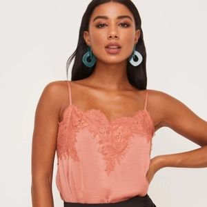 NWT Marsala Lace Top FREE PEOPLE STYLE